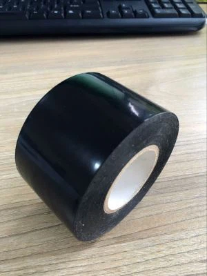 Crna spojna traka 48mm * 30m Pvc cevi za zavijanje trake